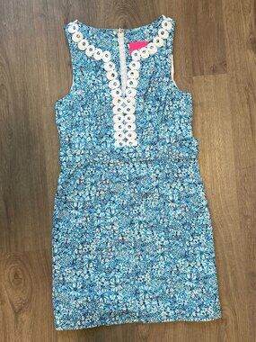 NWOT Lilly Pulitzer Stretch Shift Dress (PWP – Boys & Girls Club) Size 8